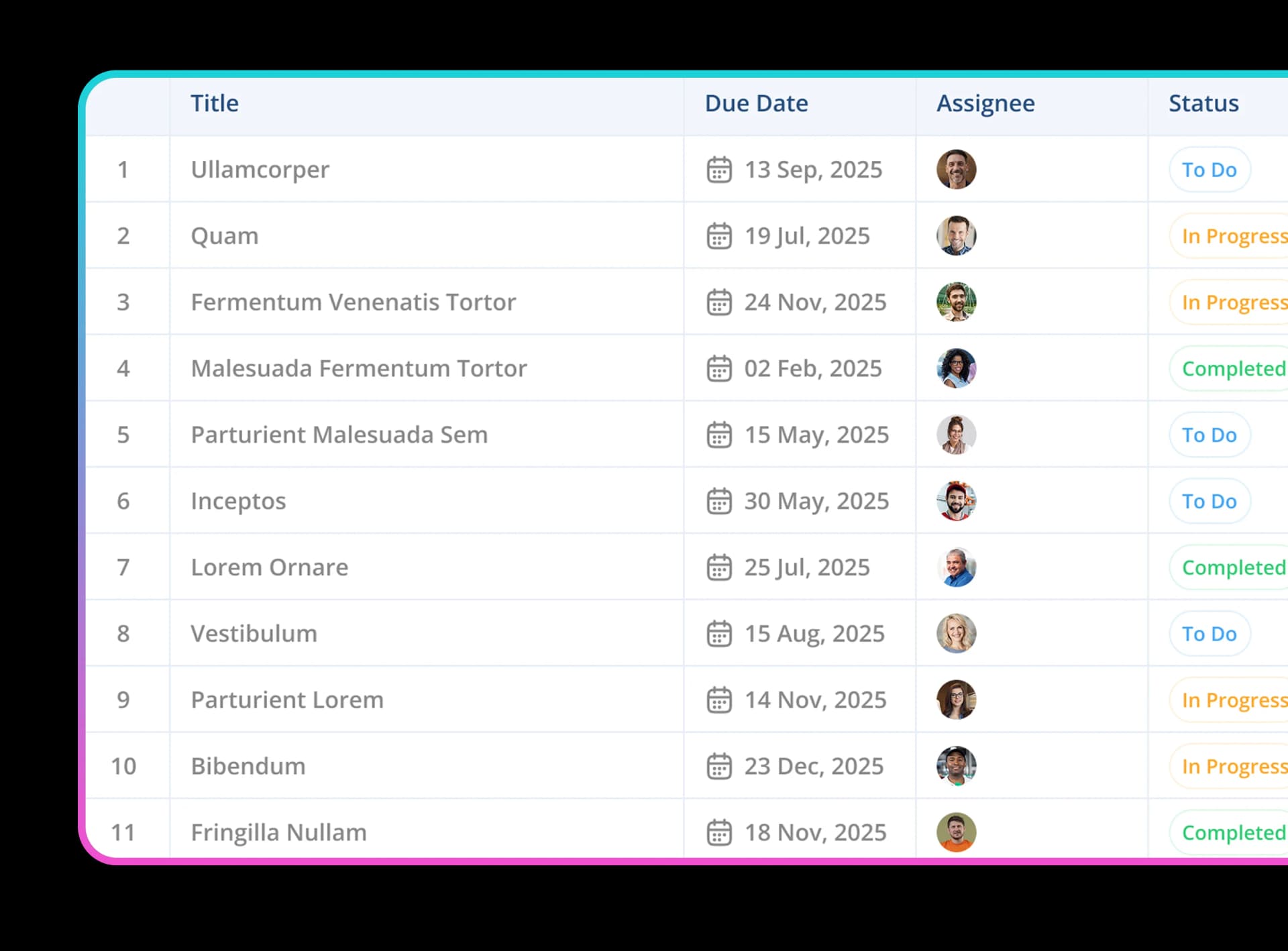 Other Features - Deadlines